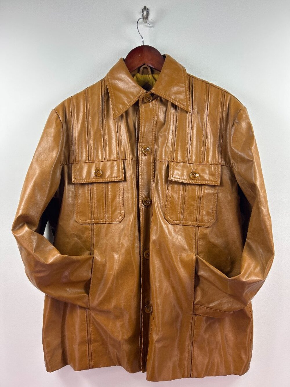 Andhurst Sportswear Vintage Leather Jacket Tan XL